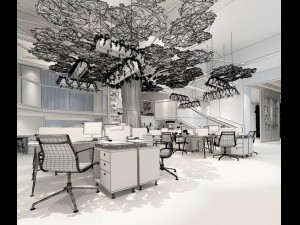office meeting room reception hall 46 3D 模型