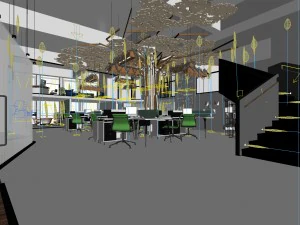 office meeting room reception hall 46 3D Model