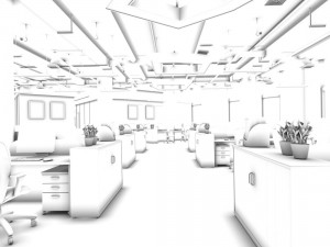 office meeting room reception hall 47 Model 3D