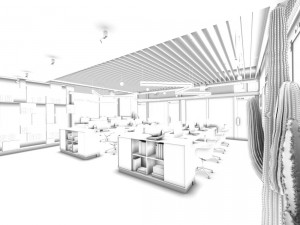 office meeting room reception hall 49 Modelo 3D