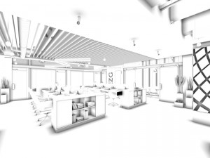 office meeting room reception hall 49 Modelo 3D