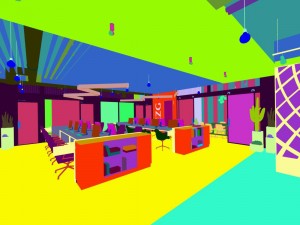office meeting room reception hall 49 Modelo 3D