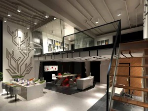 office meeting room reception hall 50 3D Model