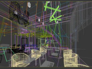 office meeting room reception hall 50 3D Model
