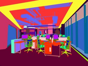 office meeting room reception hall 51 Modèle 3D