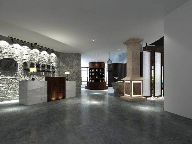 office meeting room reception hall 52 3Dモデル .c4d .max .obj .3ds .fbx .stl .blend 