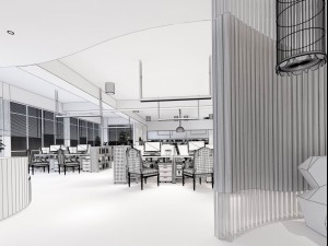 office meeting room reception hall 52 3Dモデル