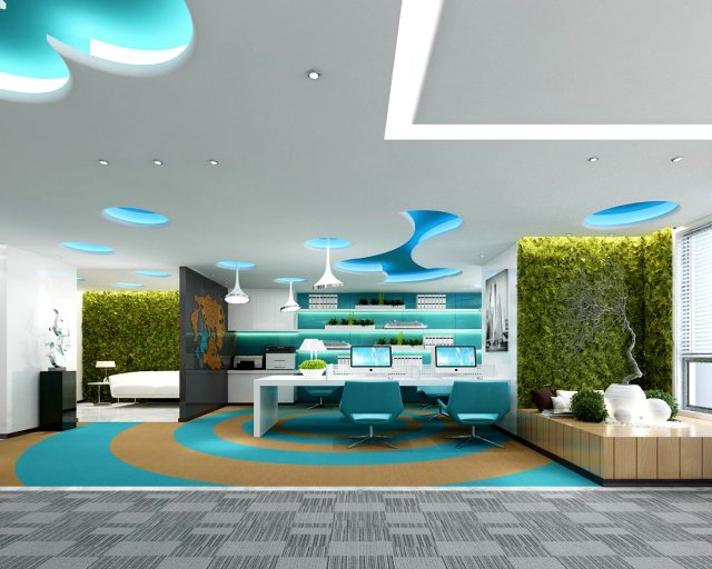 office meeting room reception hall 53 3Dモデル .c4d .max .obj .3ds .fbx .stl .blend 