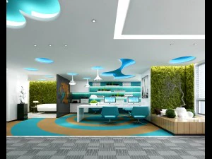 사무실 회의실 리셉션 홀 53 3D 모델