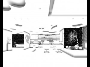 office meeting room reception hall 53 3Dモデル