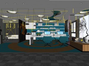 office meeting room reception hall 53 3Dモデル
