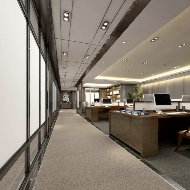office meeting room reception hall 54 3D Model .c4d .max .obj .3ds .fbx .stl .blend 