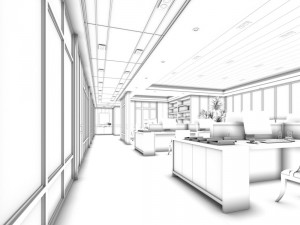 office meeting room reception hall 54 3D Model