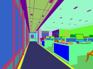 office meeting room reception hall 54 3D Model