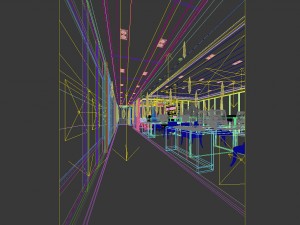 office meeting room reception hall 54 3D Model