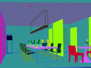 office meeting room reception hall 55 3D 模型