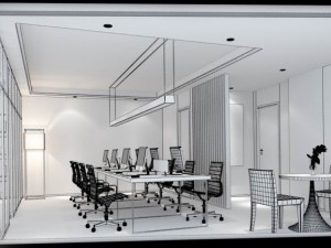office meeting room reception hall 55 3D 模型