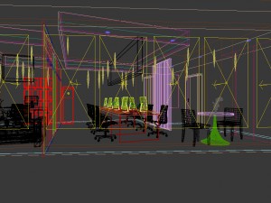 office meeting room reception hall 55 3D 模型