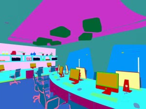 office meeting room reception hall 56 3D Model
