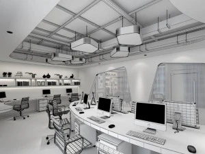 office meeting room reception hall 56 3D Model