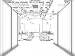 office meeting room reception hall 57 Model 3D