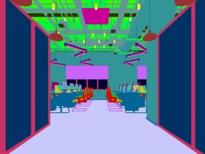 office meeting room reception hall 57 Model 3D