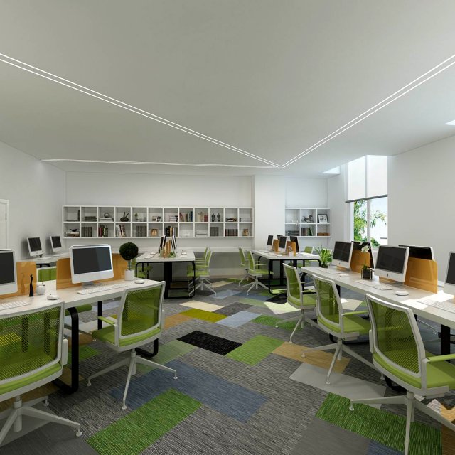 office meeting room reception hall 58 3D Model .c4d .max .obj .3ds .fbx .stl .blend 