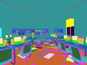 office meeting room reception hall 58 3D Model