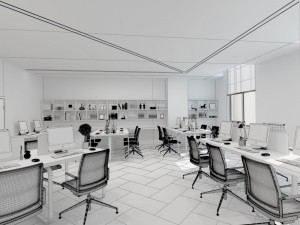 office meeting room reception hall 58 3D Model
