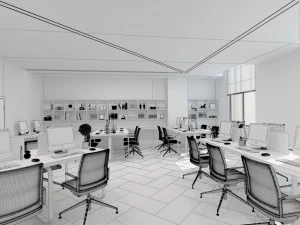 office meeting room reception hall 58 3D Model