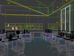 office meeting room reception hall 58 3D Model