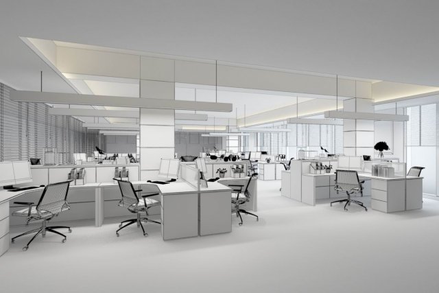 office meeting room reception hall 59 3D Model .c4d .max .obj .3ds .fbx .stl .blend