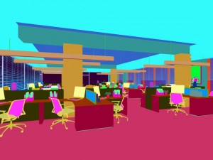 office meeting room reception hall 59 3D Model