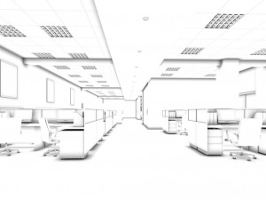 office meeting room reception hall 60 3D Model