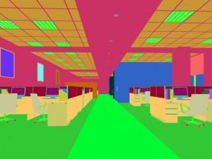 office meeting room reception hall 60 3D Model