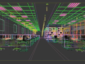 office meeting room reception hall 60 3D Model