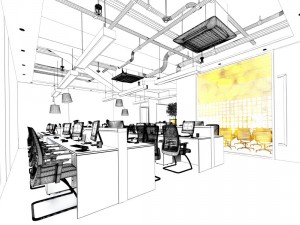 office meeting room reception hall 61 3D Model