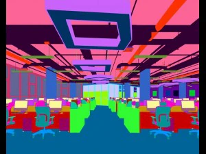 office meeting room reception hall 01 3D Model