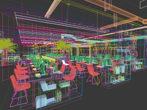 office meeting room reception hall 02 Modelo 3D