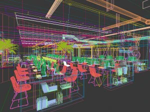 office meeting room reception hall 02 3D Model