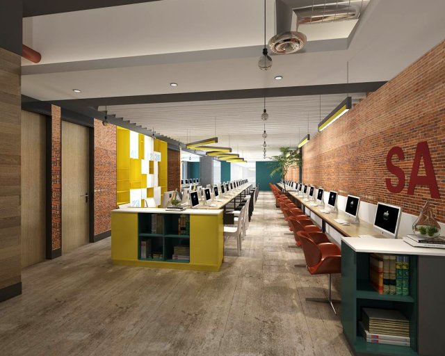 office meeting room reception hall 03 Modelo 3D .c4d .max .obj .3ds .fbx .stl .blend