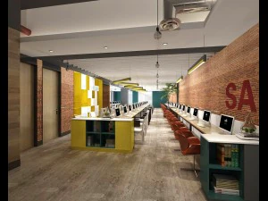 办公室会议室接待厅03 3D 模型