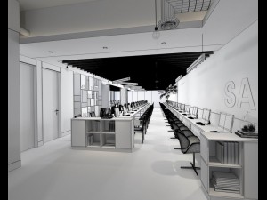 office meeting room reception hall 03 Modelo 3D