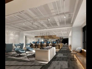 कार्यालय बैठक कक्ष स्वागत कक्ष 04 3D मॉडल