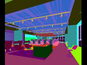 office meeting room reception hall 04 3D Model