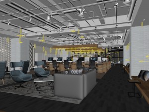 office meeting room reception hall 04 3D Model