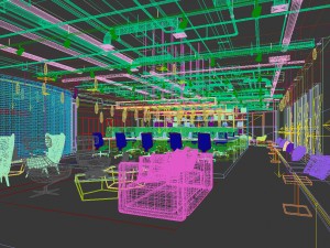 office meeting room reception hall 04 3D Model