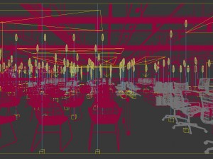 office meeting room reception hall 06 3D Model