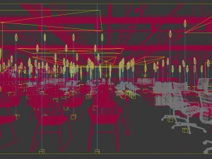 office meeting room reception hall 06 3D Model