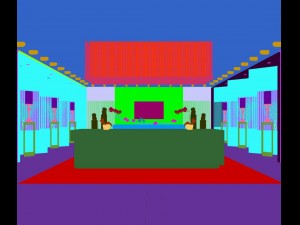hotel reception hall design complete 07 Modello 3D